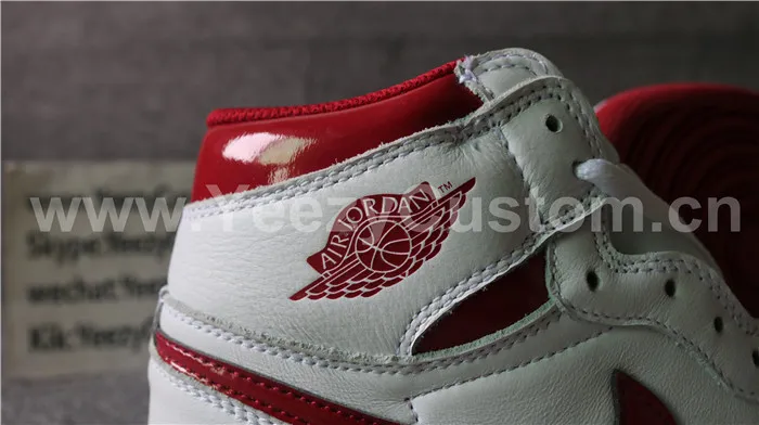 Authentic Air Jordan 1 Metallic Red