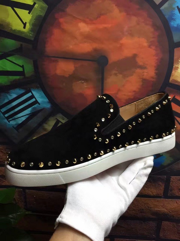 Super High End Christian Louboutin Flat Sneaker Low Top(With Receipt) - 0065