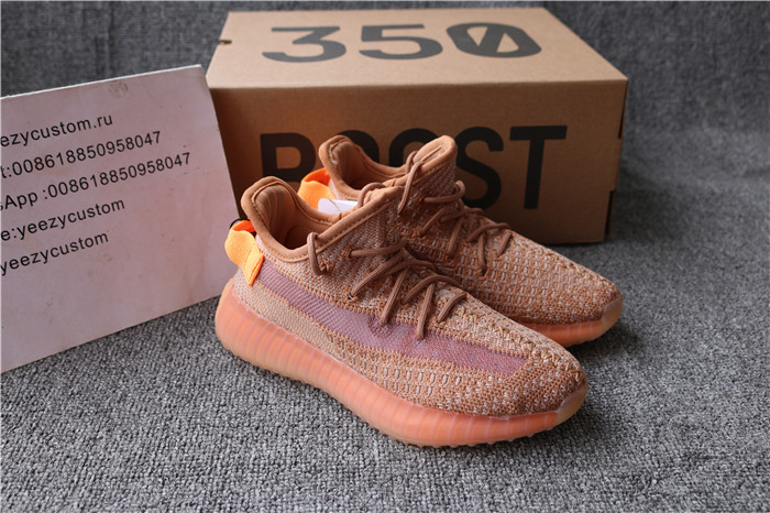 Authentic Adidas Yeezy Boost 350 V2 Clay Infrant Shoes