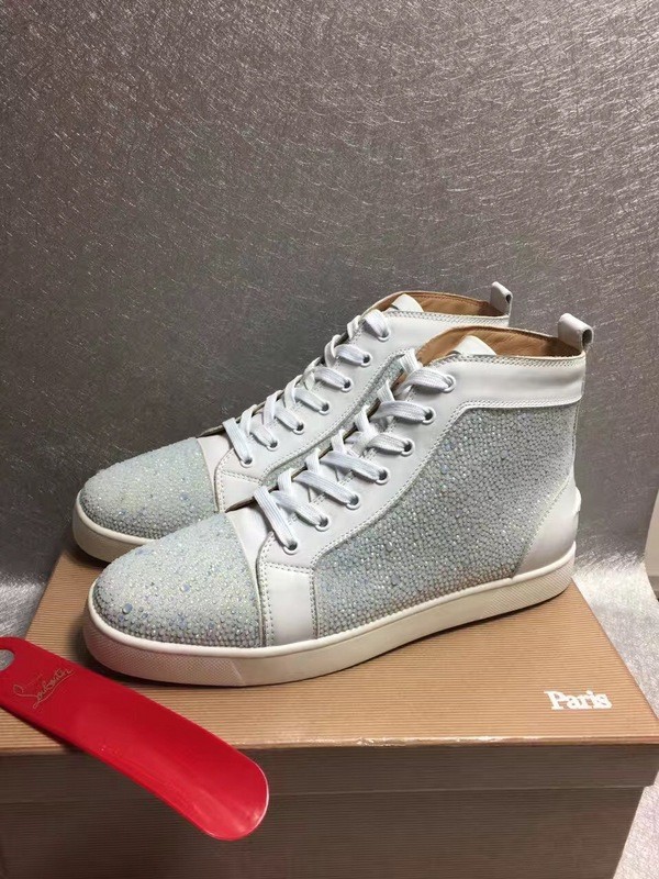 Super High End Christian Louboutin Flat Sneaker High Top(With Receipt) - 0061