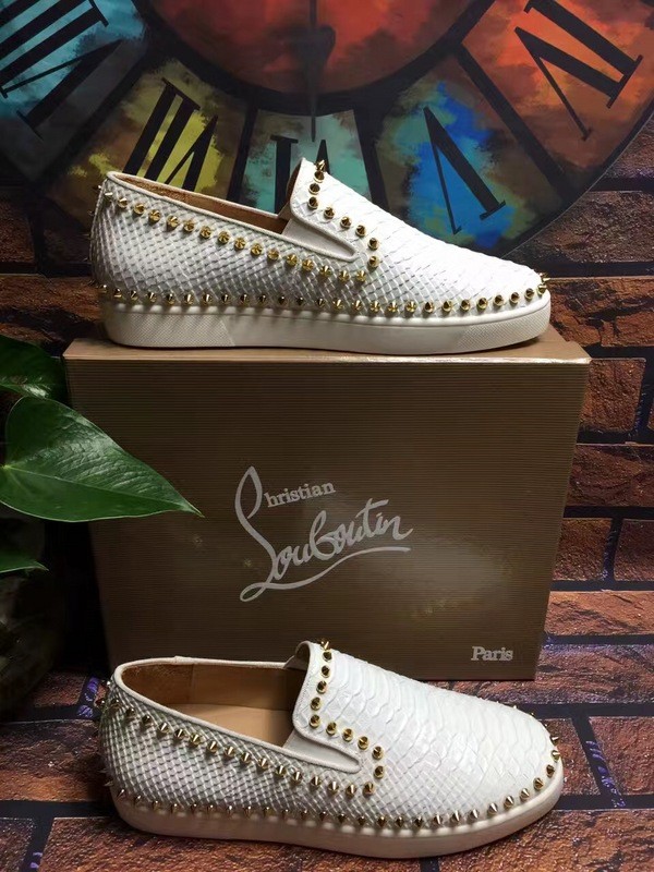 Super High End Christian Louboutin Flat Sneaker Low Top(With Receipt) - 0062