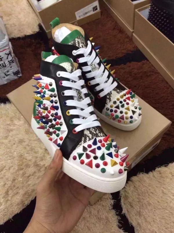 Super High End Christian Louboutin Flat Sneaker High Top(With Receipt) - 0154