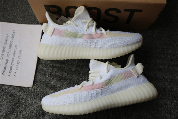 Authentic Adidas Yeezy Boost 350 V2 Static White Colorful