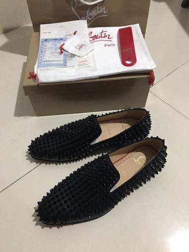 Super High End Christian Louboutin Flat Sneaker Low Top(With Receipt) - 0015
