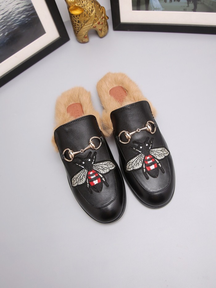 Gucci Hairy slippers 0036