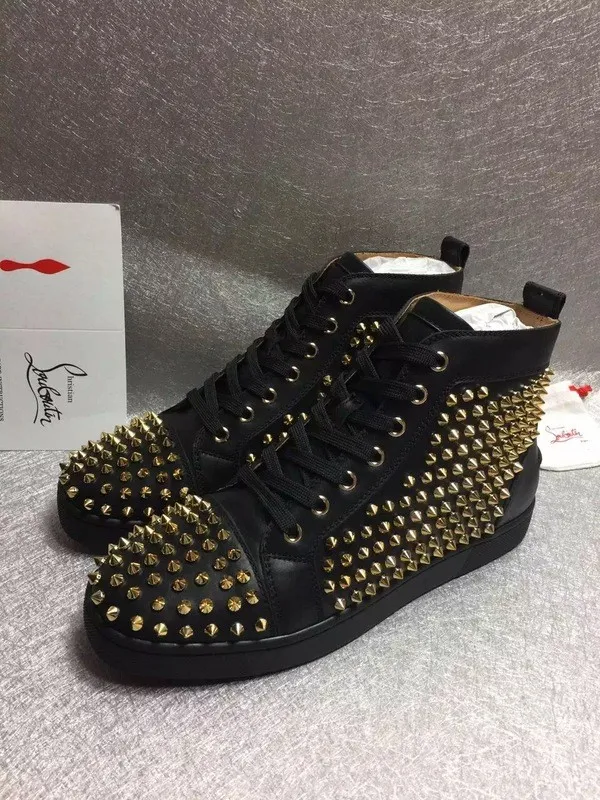 Super High End Christian Louboutin Flat Sneaker High Top(With Receipt) - 0082