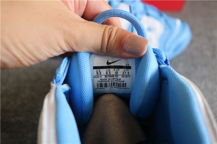 Authentic Supreme x Nike Air More Uptempo University Blue