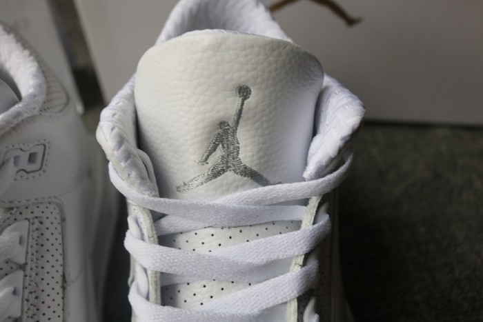 Authentic Air Jordan 3 Triple White
