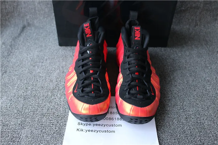 Authentic Nike Air Foamposite One “Habanero Red”