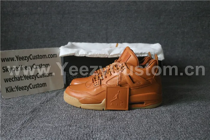 Authentic Air Jordan 4 Premium Wheat