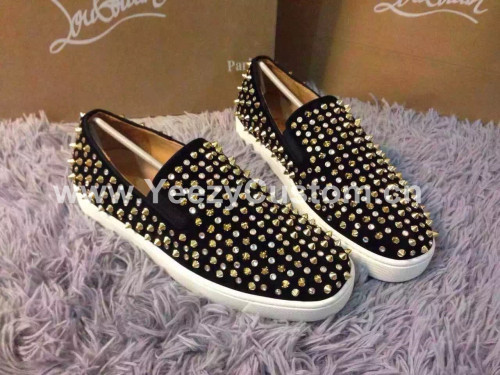 Super High End Christian Louboutin Flat Sneaker Low Top(With Receipt) - 0005