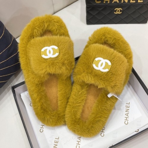 Chanel Hairy slippers 0012 (2022)