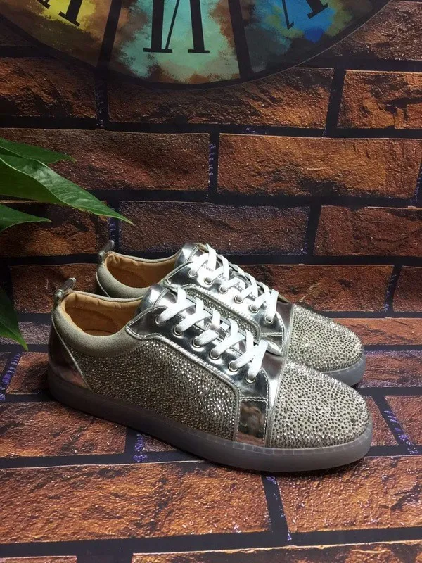 Super High End Christian Louboutin Flat Sneaker Low Top(With Receipt) - 0041