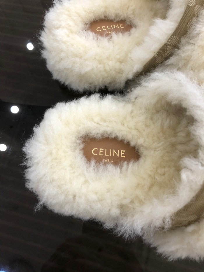 CELINE Hairy slippers 003 (2021)