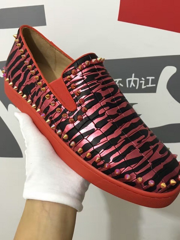 Super High End Christian Louboutin Flat Sneaker Low Top(With Receipt) - 0028