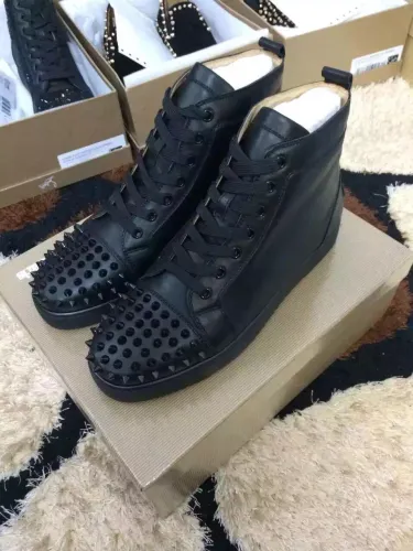 Super High End Christian Louboutin Flat Sneaker High Top(With Receipt) - 0167