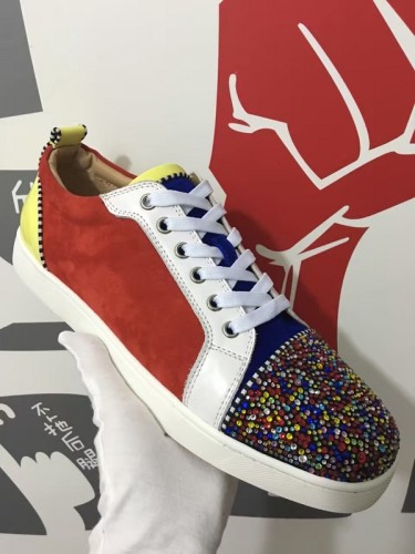 Super High End Christian Louboutin Flat Sneaker Low Top(With Receipt) - 0046