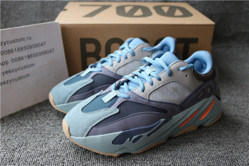 Authentic Adidas Yeezy Boost 700 Carbon Blue Women Shoes