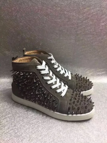 Super High End Christian Louboutin Flat Sneaker High Top(With Receipt) -0034
