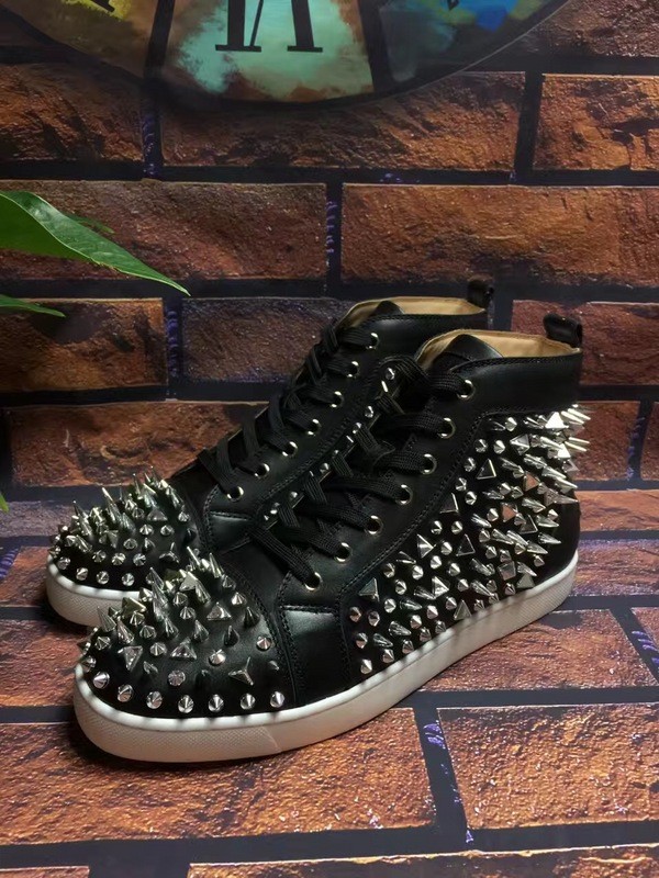 Super High End Christian Louboutin Flat Sneaker High Top(With Receipt) - 0144