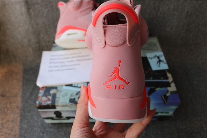 Authentic Air Jordan 6 Millennial Pink