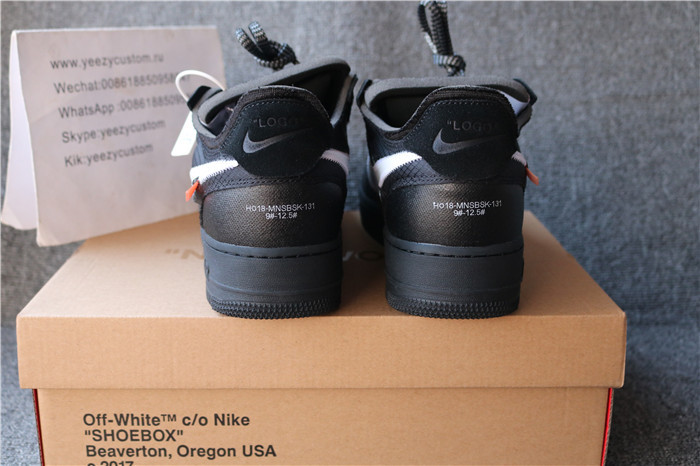 Authentic Air Force 1 low OFF White Black