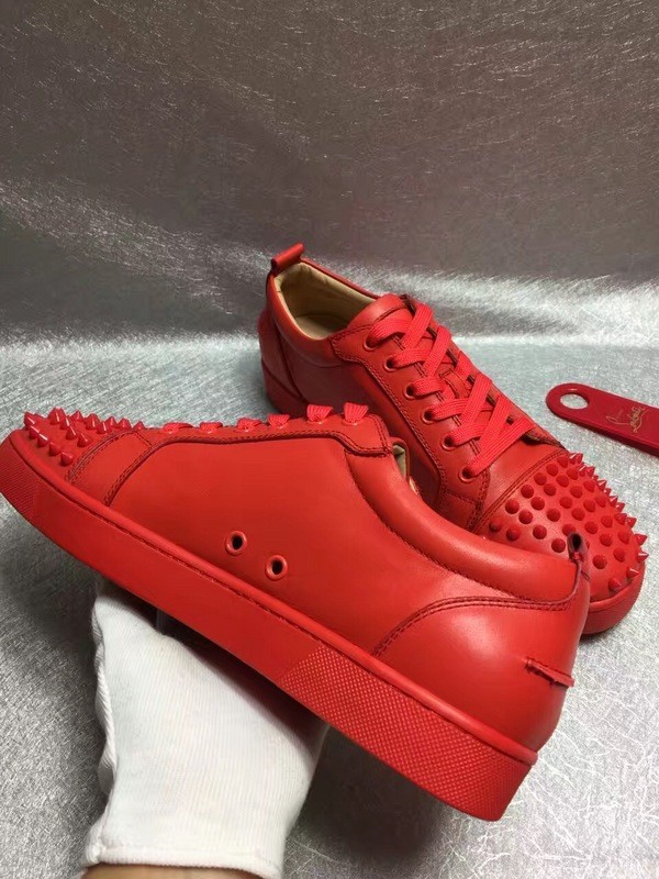 Super High End Christian Louboutin Flat Sneaker Low Top(With Receipt) - 0012