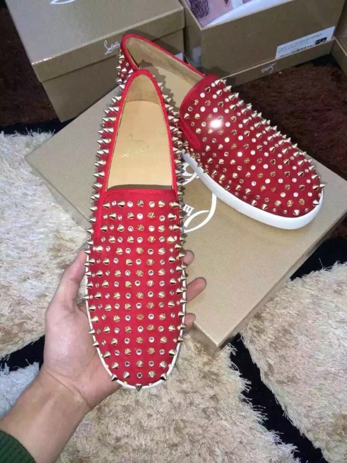 Super High End Christian Louboutin Flat Sneaker Low Top(With Receipt) - 0097