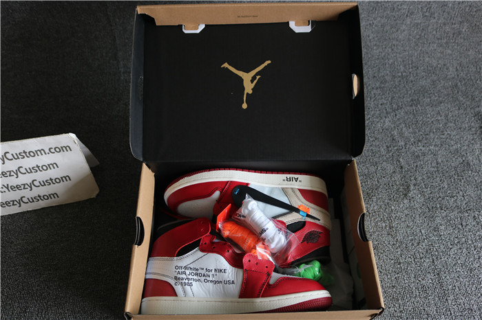 Authentic Air Jordan 1 Retro Off White GS