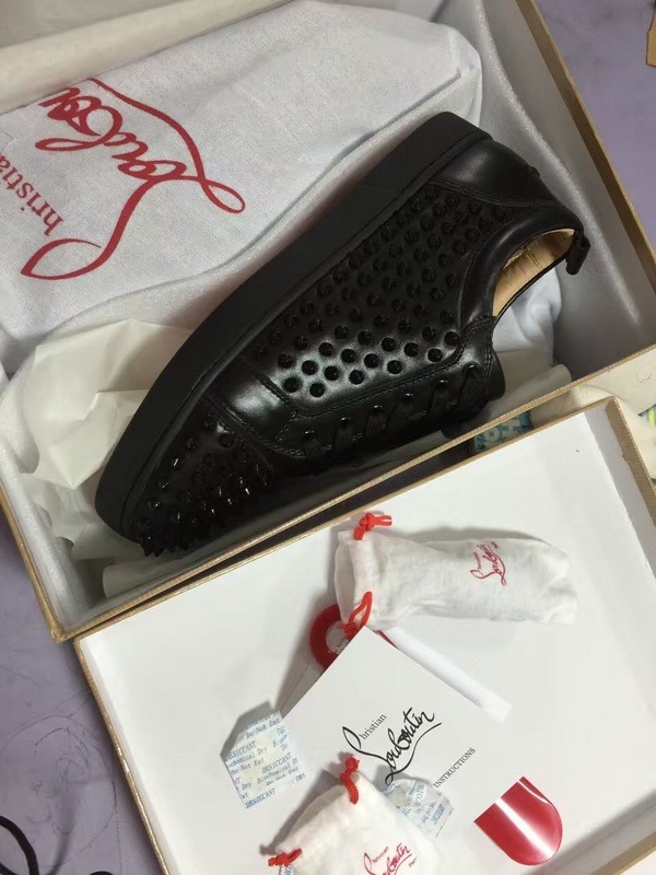 Super High End Christian Louboutin Flat Sneaker Low Top(With Receipt) - 0037