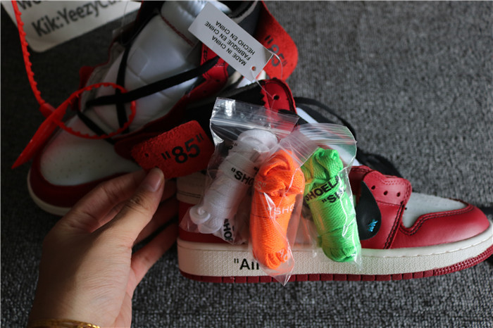 Authentic Air Jordan 1 Retro Off White GS