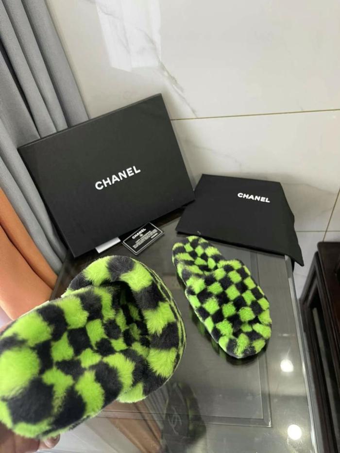 Chanel Hairy slippers 0027 (2021)