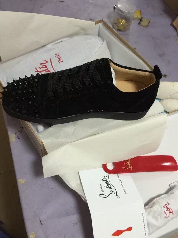 Super High End Christian Louboutin Flat Sneaker Low Top(With Receipt) - 0036