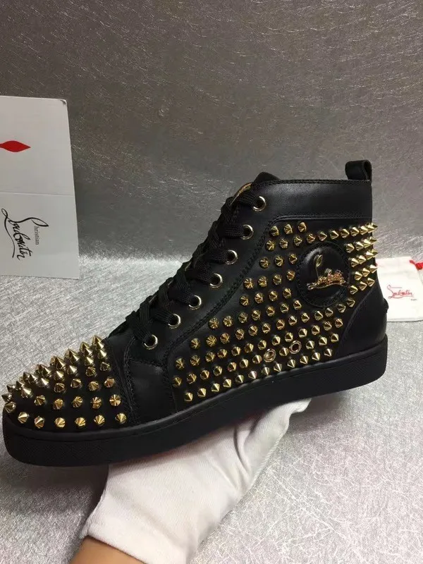 Super High End Christian Louboutin Flat Sneaker High Top(With Receipt) - 0082
