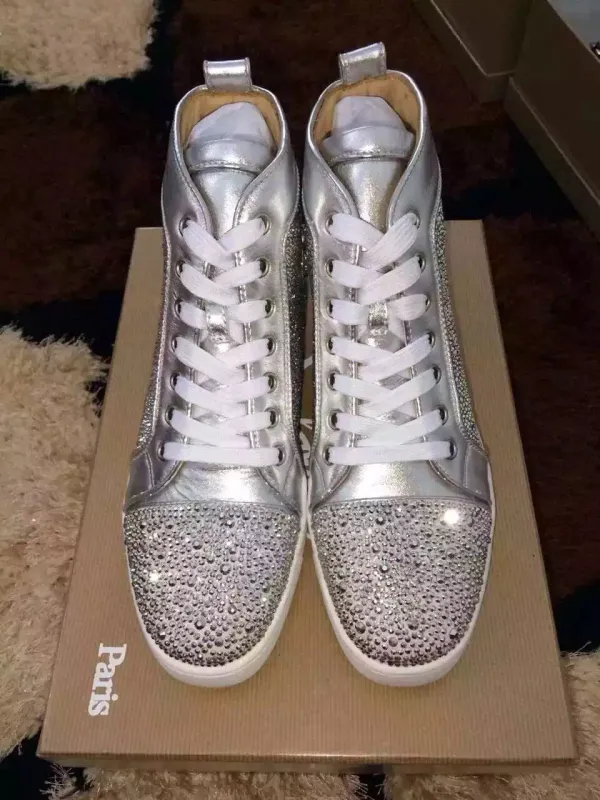 Super High End Christian Louboutin Flat Sneaker High Top(With Receipt) - 0161