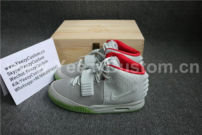 Authentic Nike Air Yeezy 2 “Pure Platinum”/ Wolf Grey 3M(With Receipt)
