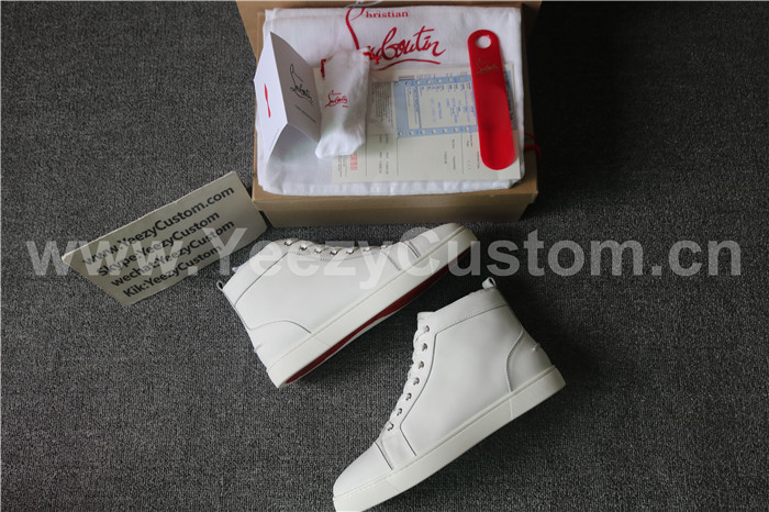 Super High End Christian Louboutin Flat Sneaker High Top(With Receipt) - 0081