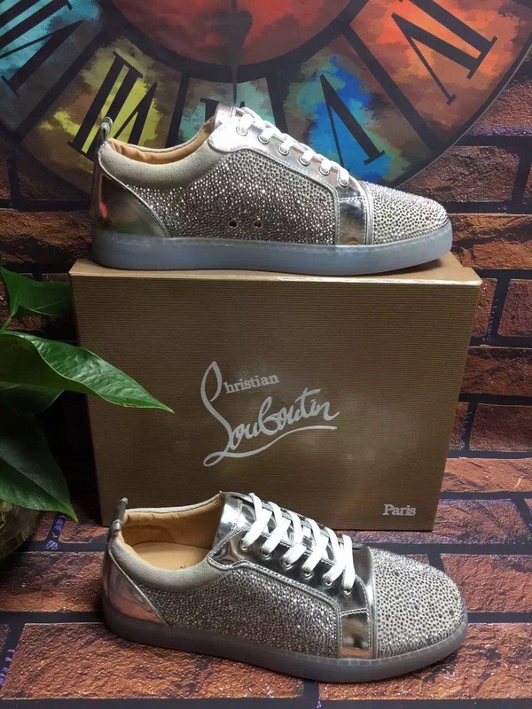 Super High End Christian Louboutin Flat Sneaker Low Top(With Receipt) - 0041