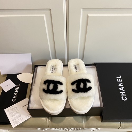 Chanel Hairy slippers 0011 (2021)