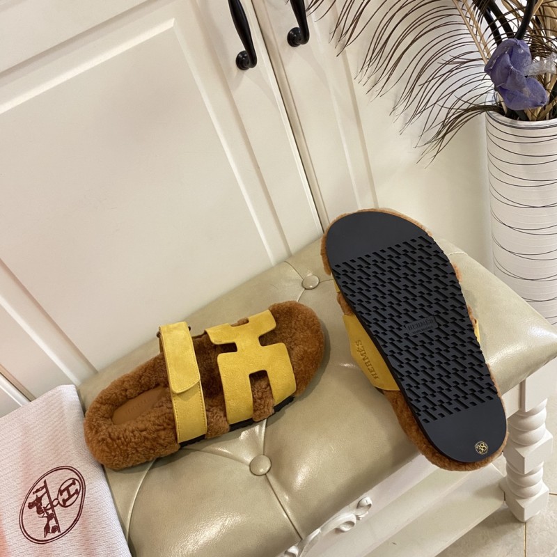 Hermes Hairy slippers 008 (2021)