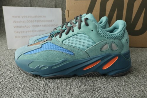 Authentic Adidas Yeezy Boost 700 Faded Azure Men Shoes