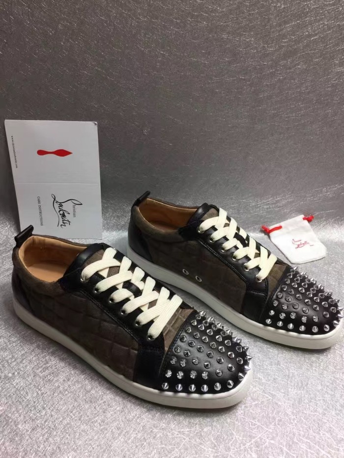 Super High End Christian Louboutin Flat Sneaker Low Top(With Receipt) - 0125
