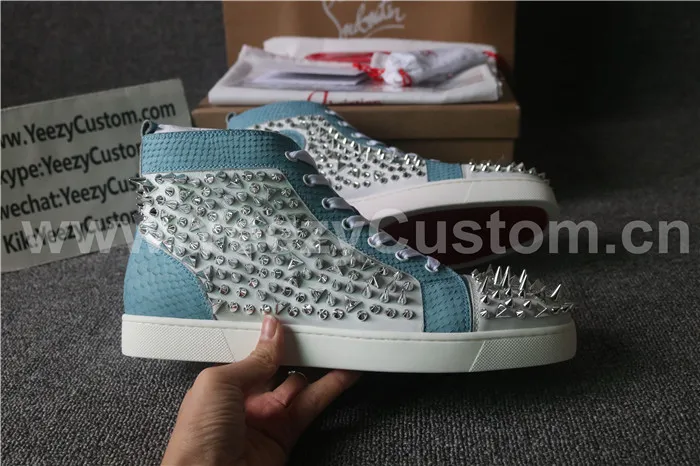 Super High End Christian Louboutin Flat Sneaker High Top(With Receipt) - 0047