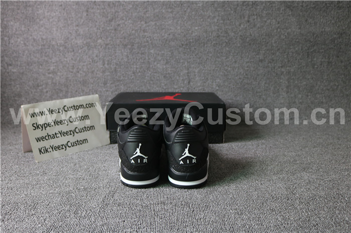 Authentic Air Jordan 3  Black Cat