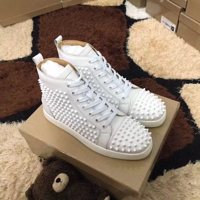 Super High End Christian Louboutin Flat Sneaker High Top(With Receipt) - 0162