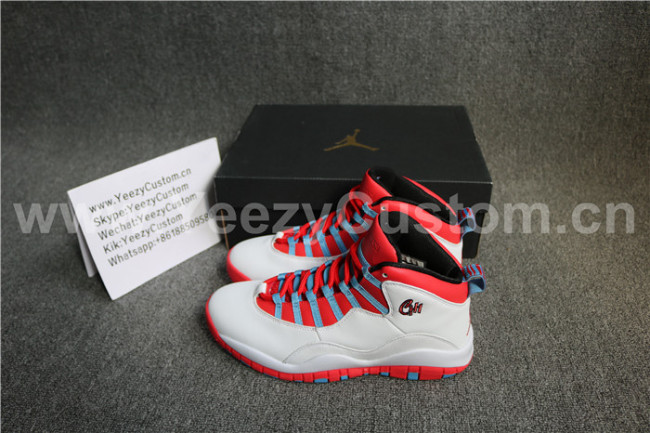 Authentic Air Jordan 10 “Chicago Flag”