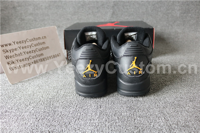 Authentic Air Jordan 3 Black OVO