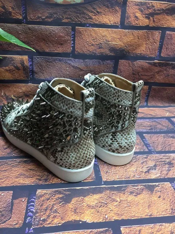 Super High End Christian Louboutin Flat Sneaker High Top(With Receipt) - 0143