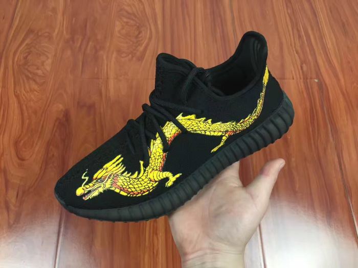 Authentic Adidas Yeezy 350 Boost V2 Gold Dragon