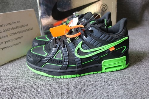 Authentic Off White X Nike Rubber Dunk Green Strike